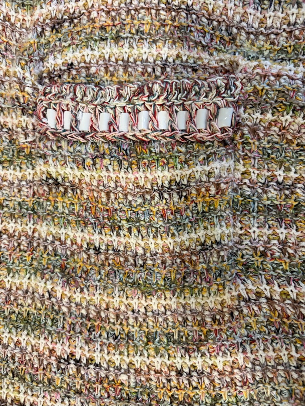 CHANEL 17C Coco Cuba Runway Multicolor Striped Knit Sleeveless Dress 40 - Picture 6 of 16